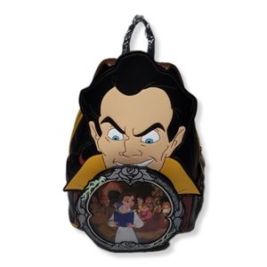 Loungefly Disney Beauty And The Beast Gaston Villains Mini Backpack
